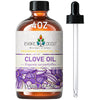 Evoke Occu Clove Essential Oil 4 Oz, Pure Clove Oil For Skin Massage Aromatherapy Diffuser- 4 Fl Oz