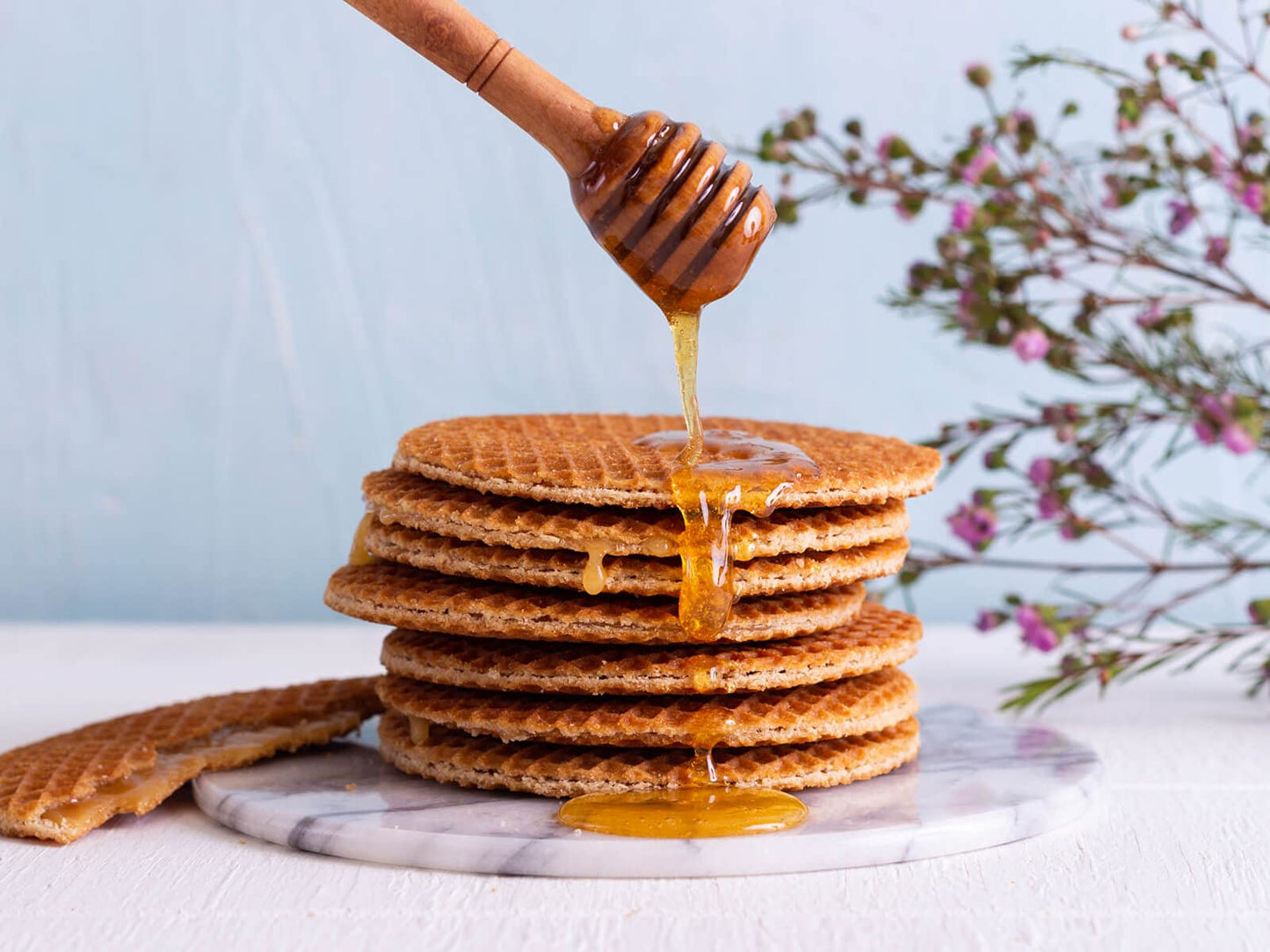 Daelmans Stroopwafels, Dutch Waffles Soft Toasted, Honey, Office Snack, Kosher Dairy, Made In Holland, 8 Stroopwafels Per Box, 8.11 Oz (Pack Of 1)