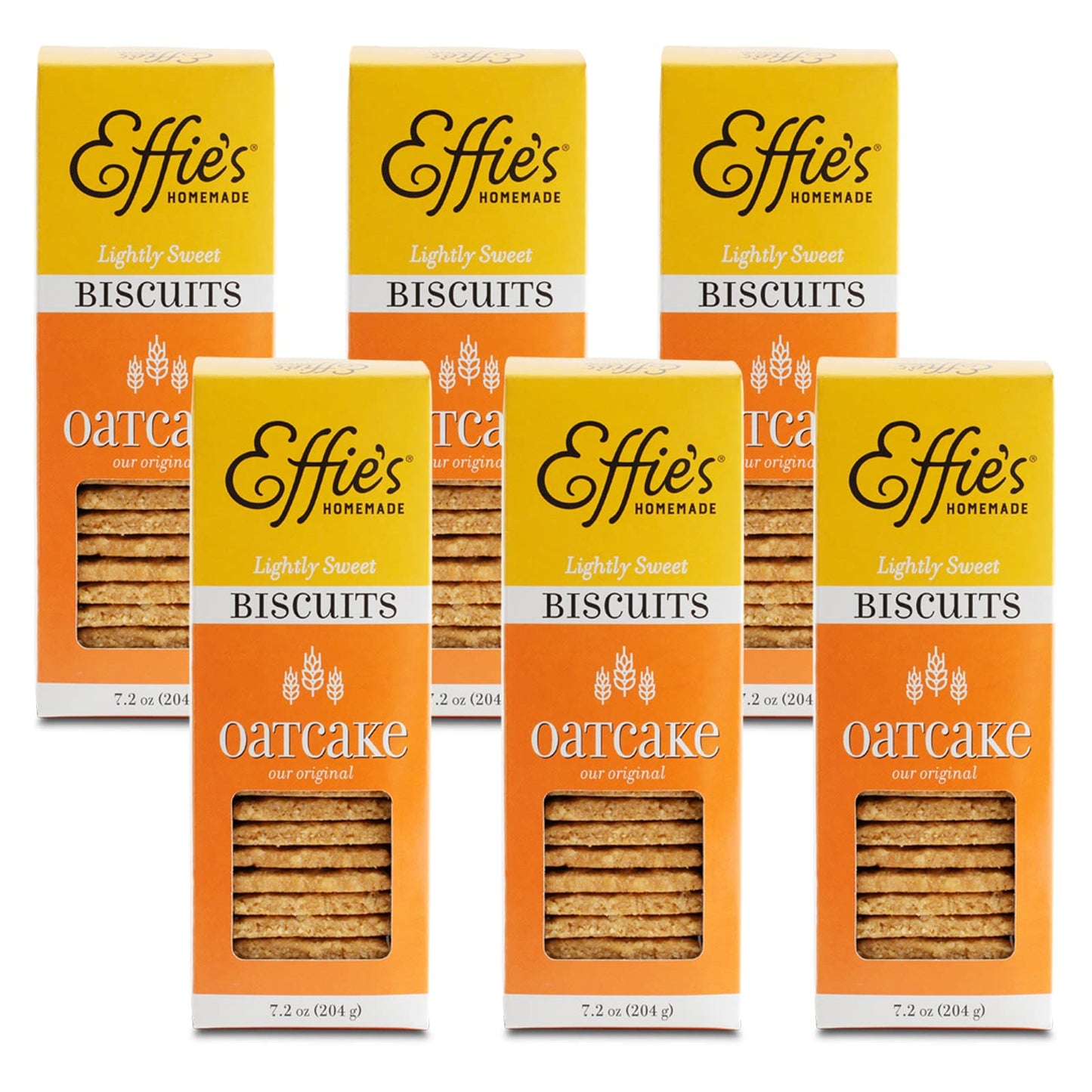 Effie'S Homemade Biscuits - Oatcakes - 6 Pack