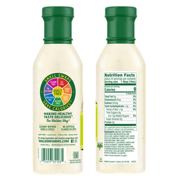 Walden Farms Street Taco Sauce Lime Crema - Calorie-Free, Gluten-Free, Low Carb, Keto-Friendly, Sugar-Free, Tangy Lime Crema Fla