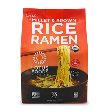 Lotus Foods Organic Ramen Noodles-Millet & Brown-10 oz