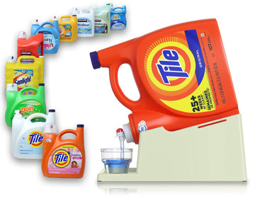 Skywin Laundry Soap Station - Laundry Detergent Cup Holder For Dispensing Soap, With Angled Downward Slope For Easy Pouring - La