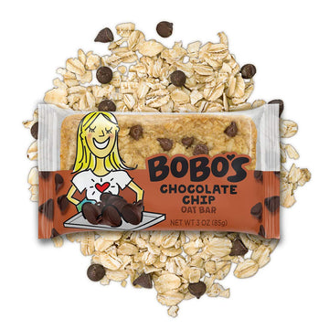 Bobos Chocolate Almond Gluten Free Oat Bar, Pack of 24