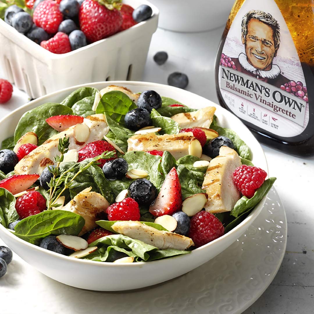 Newmans Own Balsamic Vinaigrette Salad Dressing, Plastic, 16 Fl Oz, Pack of 6