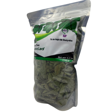 Guava Leaves, Quiere Te, Guava Tea, 5.3 Oz (150 Grams), Up To 200 Cups, Dried Whole Guava Leaves, Psidium Guajava, Guava Herbal