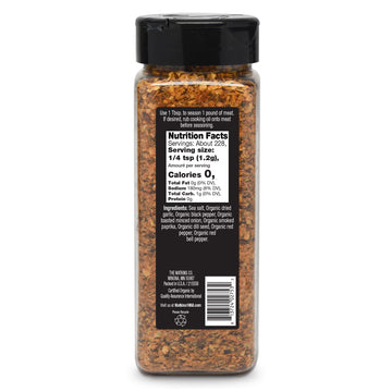 Watkins Organic Steak Seasoning, 9.6 oz, 1-Pack, Perfect for Grilling and Cooking