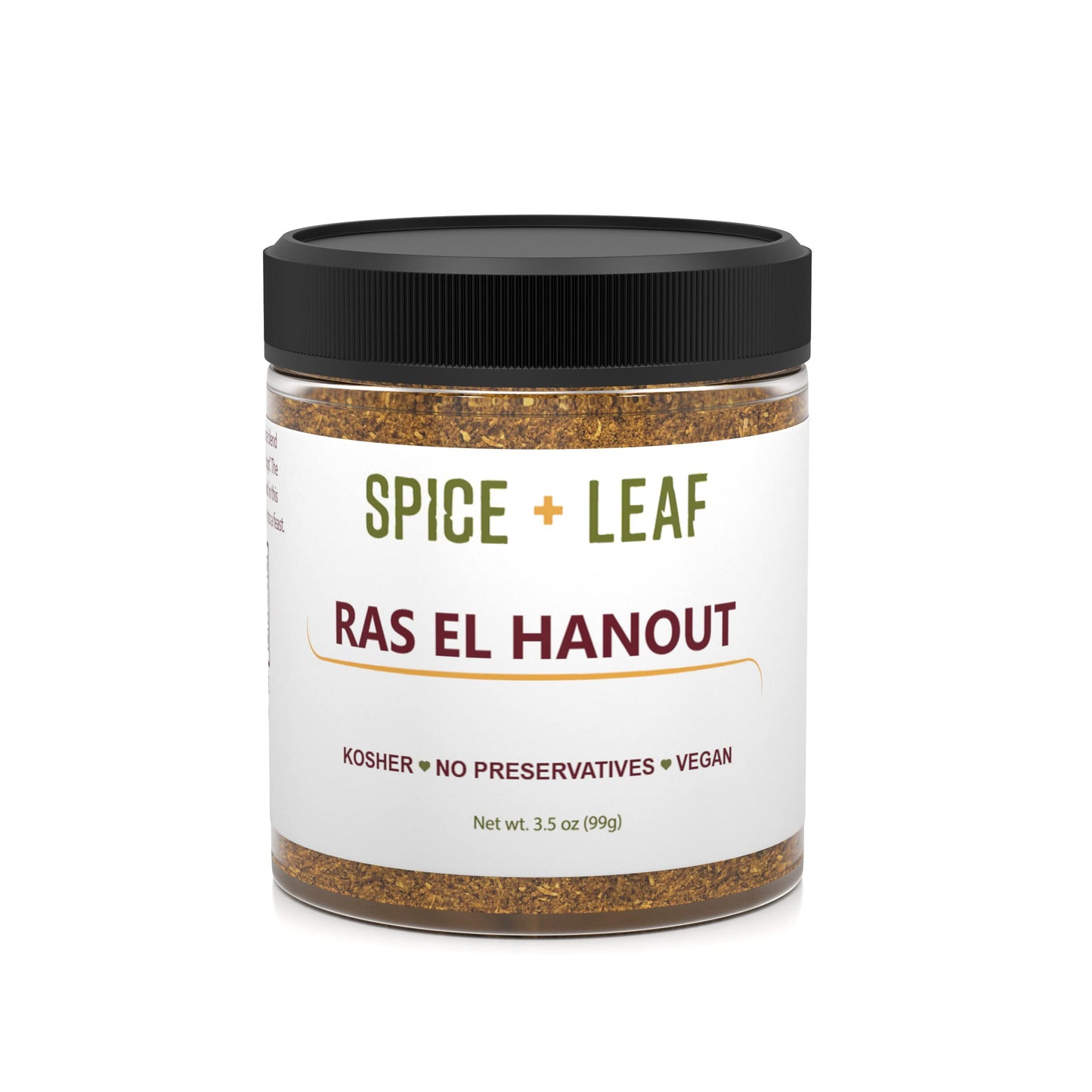 Ras El Hanout By Spice + Leaf - Top-Grade Morrocan Spice Blend | Vegan Kosher Salt Free And Preservative Free