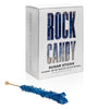 Candy Envy - Navy Blue Rock Candy Sugar Sticks - Blueberry Flavored - 24 Indiv. Wrapped