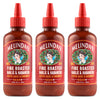 Melindas Fire Roasted Garlic & Habanero Hot Sauce, 12oz (Pack of 3) - Smoky Flavor, Perfect for Spicing Up Meals