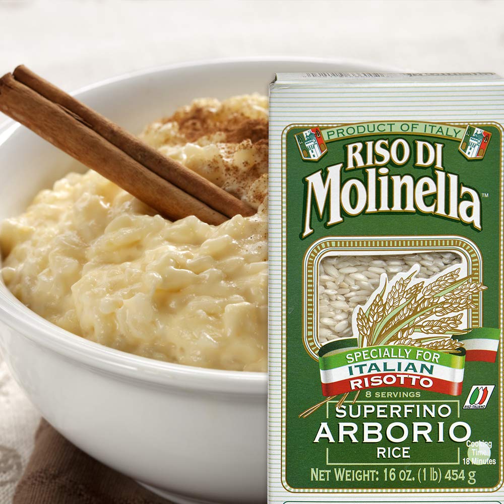 Molinella Italian Arborio Rice, 1-Pound Boxes (Pack of 6)