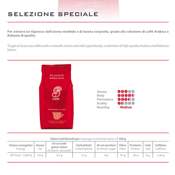 Essse Caffe Selezione Speciale, Authentic Italian Espresso Bar, Whole Bean Coffee, Medium Roast, 2.2 Pound / 1000G