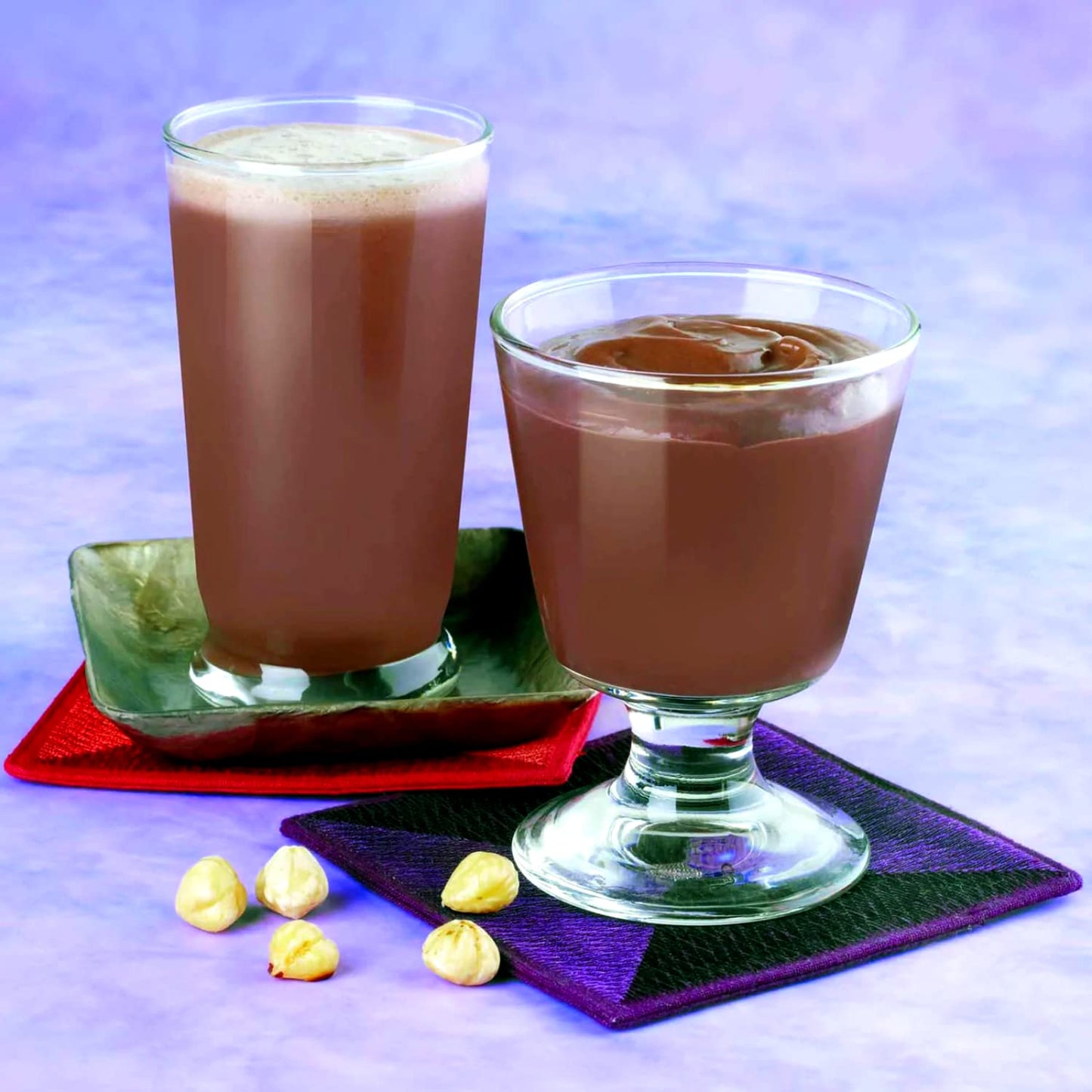 Nutmeg State Nutrition Pudding or Shake, Low Calories, 15g Protein, Chocolate Hazelnut, 7 Servings Per Box