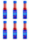 Mexico Lindo 7 Mares Hot Sauce | Perfect For Fish & Seafood | 10,800 Scoville Level | Spicy Flavor | 5 Fl Oz Bottles (Pack Of 6)