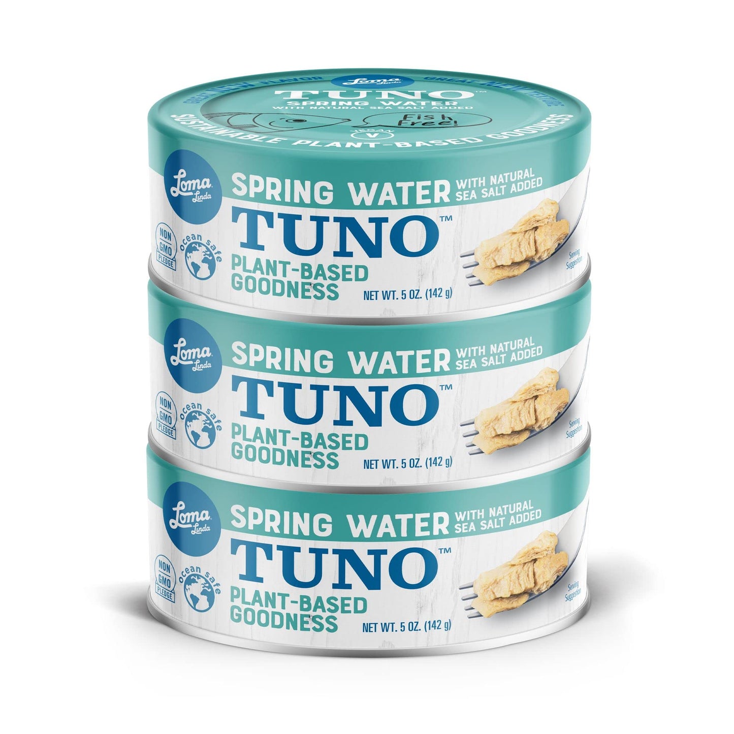 Loma Linda Tuno - Plant-Based (5 Oz) (Spring Water, 3 Pack)
