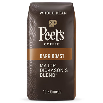 Peet'S Coffee, Dark Roast Whole Bean Coffee - Major Dickason'S Blend 10.5 Ounce Bag