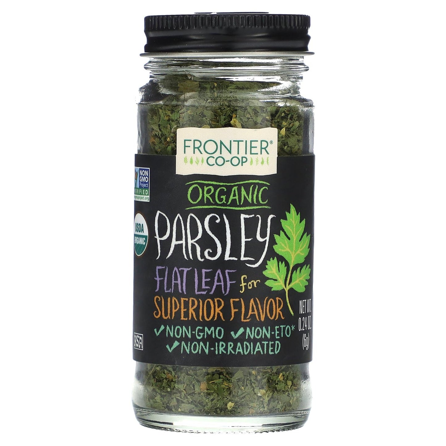 Frontier Herb Organic Parsley Flakes, 0.24 Oz