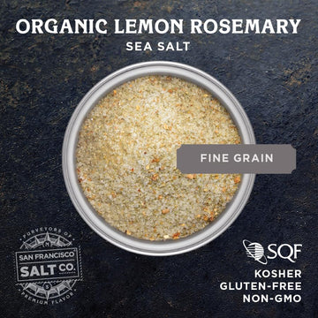 Organic Lemon Rosemary Sea Salt 2 lbs. by San Francisco Salt Company