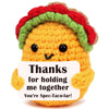 OCCdesign Mini Thank You Gifts for Women Men Handmade Crochet Support Taco for Coworker Boss Manager Leader Teacher Appreciation