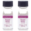 Lorann Peanut Butter Ss Flavor, 1 Dram Bottle (.0125 Fl Oz - 3.7Ml - 1 Teaspoon) - 2 Pack