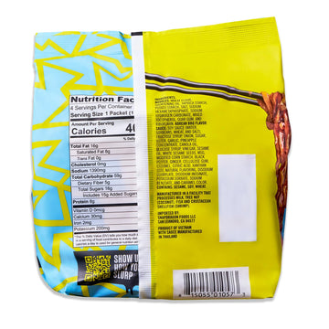 Snapdragon Korean BBQ Saucy Noodles - 4-Pack Authentic Instant Noodles with Tangy, Sweet & Savory Sauce