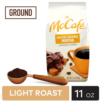 Mccafe Salted Caramel Mocha, Ground Coffee, Flavored, 11Oz. Bagged