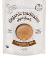 Organic Traditions Superfood Chocolate Latte – Creamy Coconut Milk Base - Dual Extract Ashwagandha – Easy To Mix - Sweetened With Coconut Palm Sugar – 1 Billion Probiotics Per Serving - 150G/ 5.3Oz Bag