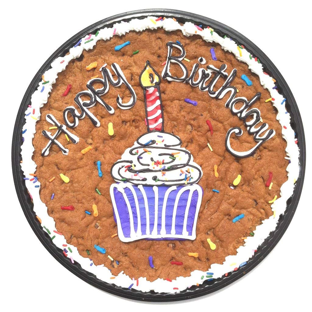 Birthday Cookie Cake with Cupcake Design (Snickerdoodle)