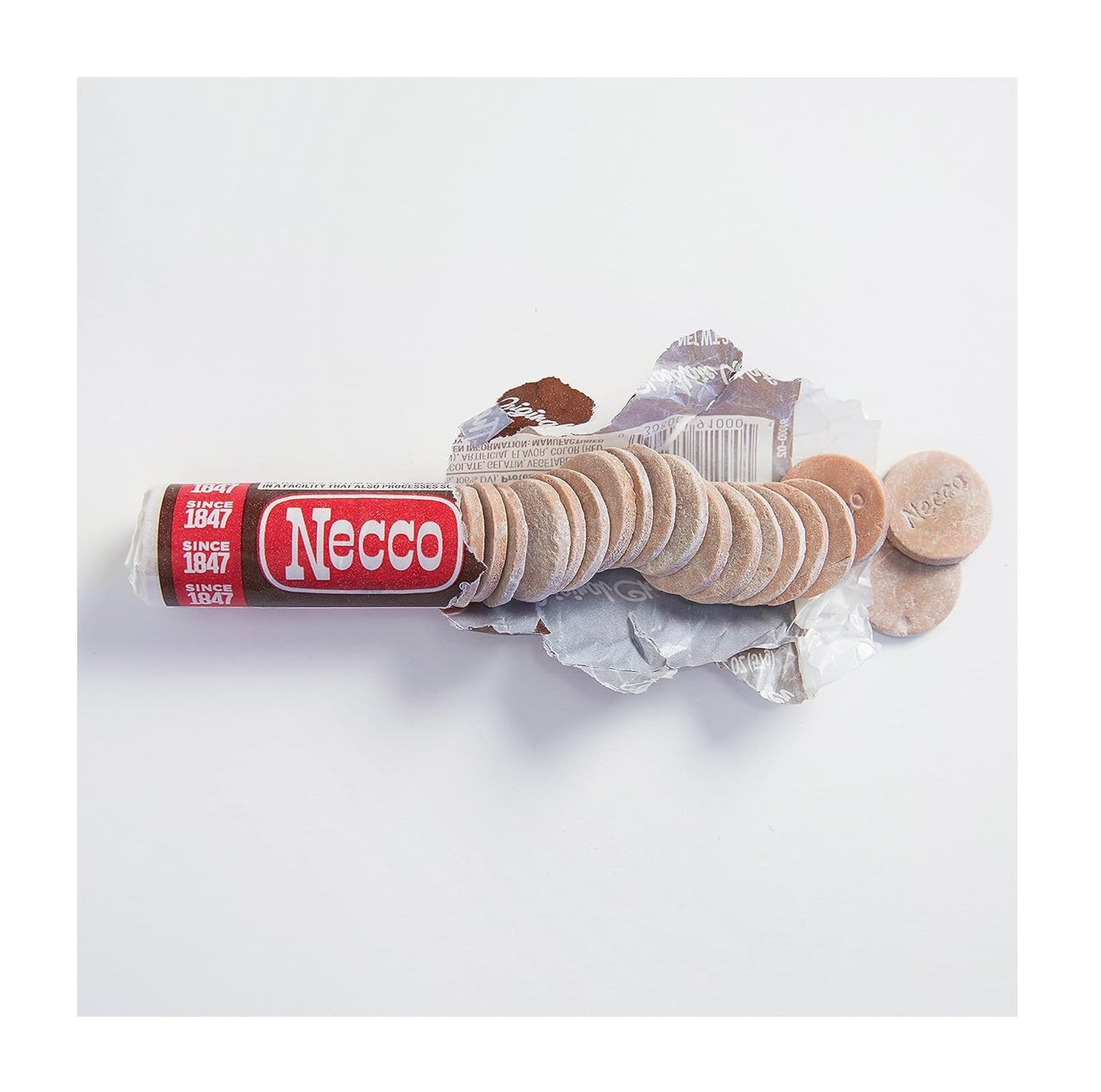 Necco Wafers Variety Pack - 6 Rolls - 3 Rolls of Chocolate and 3 Rolls of Variety - The Original Wafer Candy - Timeless Classic