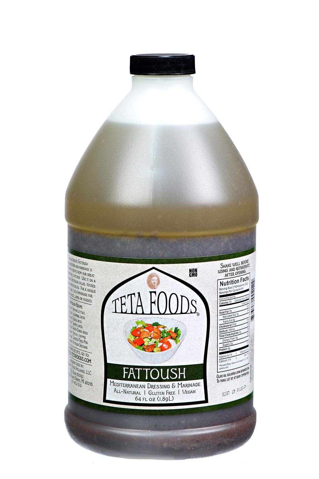 Teta Foods Fattoush Dressing And Marinade 64 Fz (1-64Oz)
