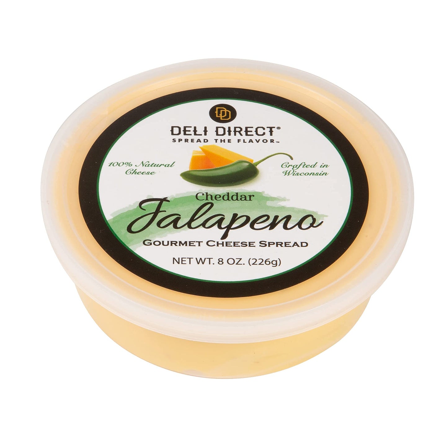 Deli Direct Cheese Spread - Shelf Stable Snack Dip for Pretzels & Veggies, 8 Ounce (Pack of 3)