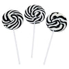 Black And White Swirl Pop Suckers (24 Individually Wrapped Lollipops) Party Candy
