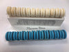 Macaron Bites Blueberry & Vanilla Macaron Bites 24 Count 0.53 Ounce Blue and White
