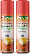 Glick's Vegetable (Cottonseed) Non-Stick Oil Spray 5oz (2 Pack) Kosher for Passover and year round
