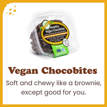 Alyssas Vegan Chocobites Gluten Free Cookies, Healthy Snacks From The Bakery Dairy Free, Sugar Free, Low Carb, Keto Protein