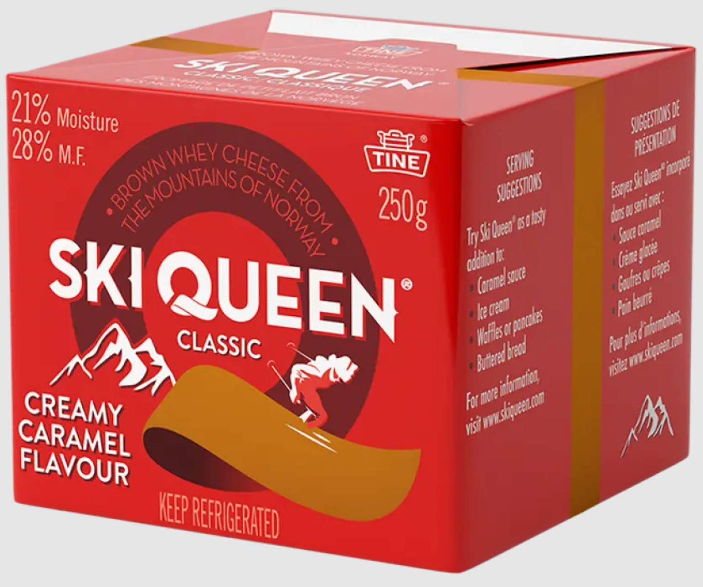 Ski Queen Gjetost Original Goat Cheese - 8.8 Ounce, Pack of 1