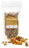 Old Fashioned Toffee Cashews 18 Ounce Bulk Bag, Sweet Crunchy Candied Cashews in Resealable Bag