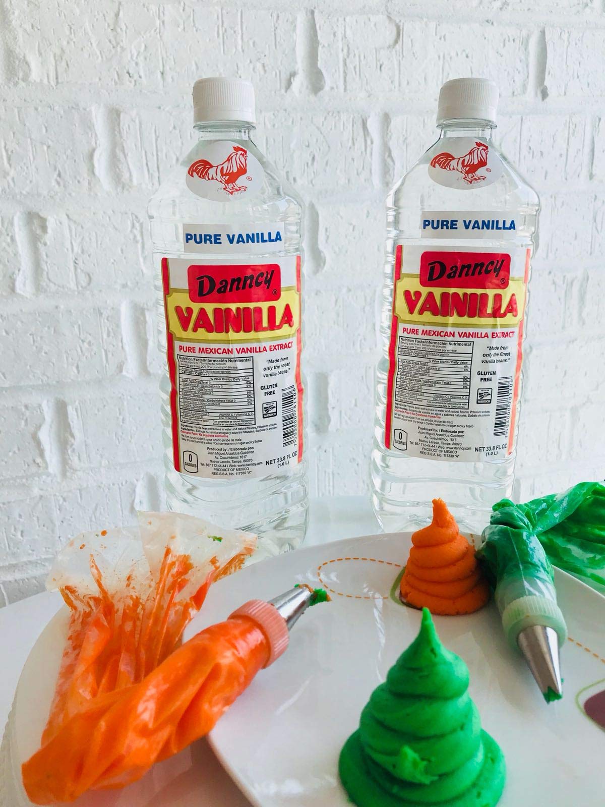 Danncy Pure Vanilla Extract From Mexico 33Oz Each 2 Plastic Bottle Lot Sealed