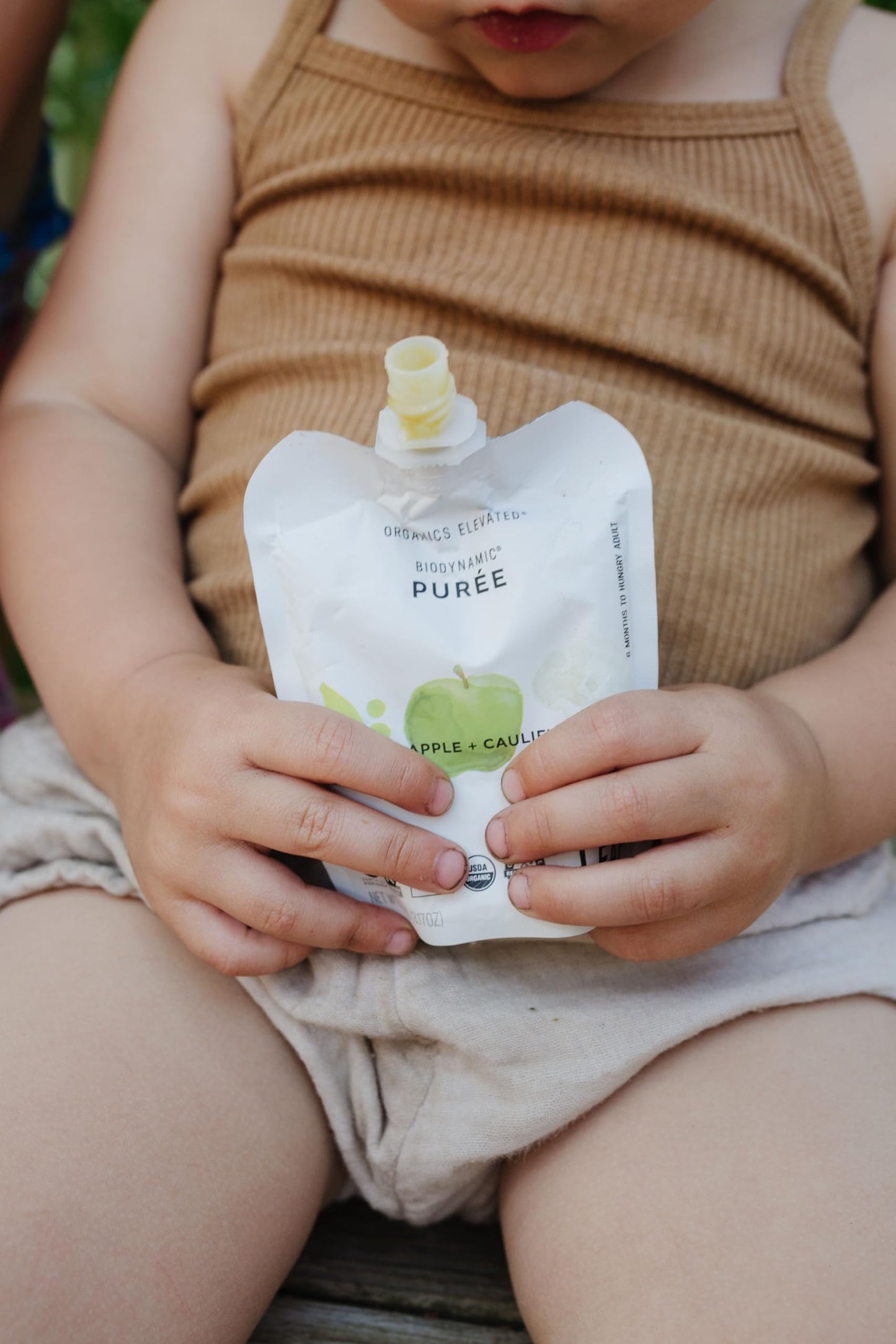 White Leaf Provisions Organic Baby Food Pouches - USDA, GMO & BPA Free Squeezable Toddler Snacks - 24 x 90 grams (24 Pouches, Pe