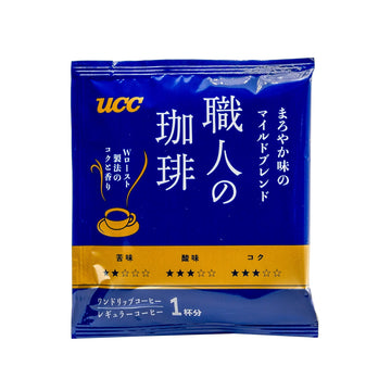 Ucc Shokunin Coffee Mild Blend, Single Serve Japanese Style Pour Over Coffee, Imported From Japan, 108 Individual Bags 0.25 Oz (