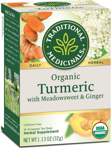Traditional Medicinals Tea,Og2,Turm W/Mdwswt&Gn 16 Count (Pack Of 6)