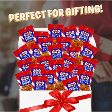 Tgi Fridays Bulk Cheddar And Bacon Potato Skins Snack Chips, 1 Oz. By Bussin Boxes (1 Ounce (Pack Of 30))