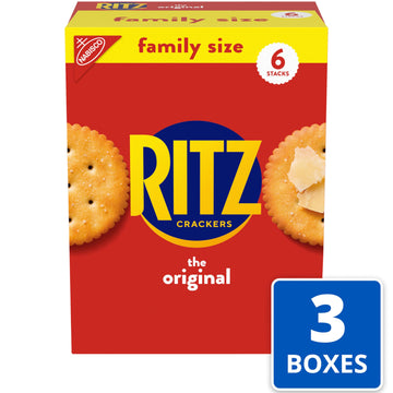 Ritz Original Crackers, Family Size, 3 Boxes