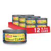 Snow'S Wild Caught Minced Clams Canned, 6.5 Oz Can (Pack Of 12) - 5G Protein Per Serving - Gluten Free, Keto Friendly, 99% Fat F