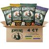 Kindling Protein Pretzels Variety Pack - Sea Salt (1), Dill Pickle (1), Honey Mustard (1), Garlic Parmesan (1) | Protein-Packed