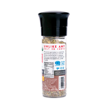Redmond Real Sea Salt - Natural Unrefined Organic Gluten Free, Garlic Pepper Grinder