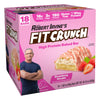Fitcrunch Snack Size Protein Bars, 6-Layer Baked Bar, 3G Of Sugar & Soft Cake Core (18 Bars, Strawberry Strudel)
