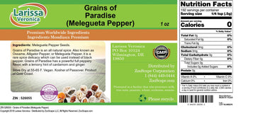 Grains Of Paradise (Melegueta Pepper) (1 Oz, Zin: 526055) - 2 Pack