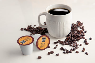 Caf   1820 Classic Ground Coffee Cups, Premium Costa Rican Dark Roast, 100% Arabica, Compatible With Keurig Machines, 48 Pods