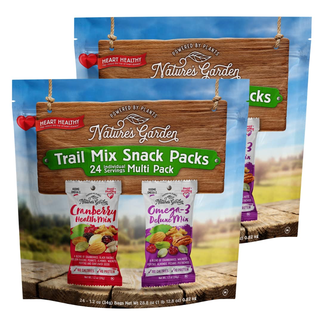 Nature'S Garden Trail Mix Snack Pack - 28.8 Oz. (Pack Of 2)