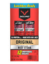 Jack Links Top-Grade Cuts Beef Steak Oriflavor Blendal Layers -Great Protein Snack With 11G Of Protein And 1G Of Carbs Per Serving Made With Beef 1 Ounce (Pack Of 12)